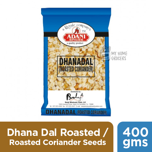 DHANA DAL ROASTED / ROASTED CORIANDER SEEDS (MOUTH FRESHNER) / MUKHWAS  ADANI - 400 GMS