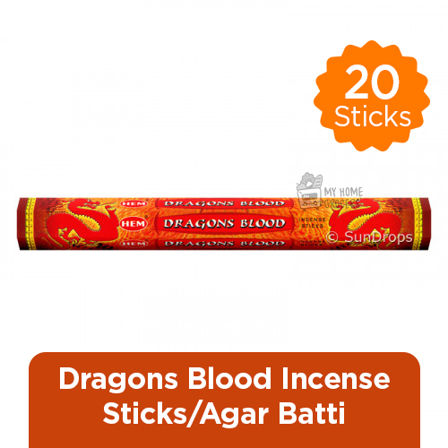 DRAGONS BLOOD INCENSE STICKS / AGAR BATTI HEM - 20 STICKS