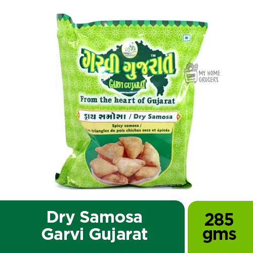 `DRY SAMOSA GARVI GUJARAT - 285 GMS / 10 OZ `DRY SAMOSA GARVI GUJARAT - 285 GMS / 10 OZ