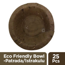 ECO FRIENDLY PLATE - PATRADA / ISTRAKULU - 8 INCHES - 6246 - 25 PCS