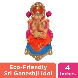 ECO FRIENDLY - SRI GANESHJI IDOL (90893) - 4 INCHES