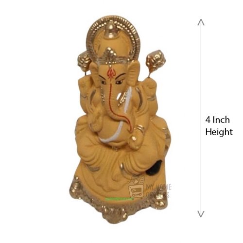 ECO FRIENDLY- SRI GANESHJI IDOL (91154) - 4 INCHES