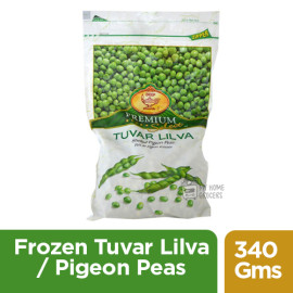 FROZEN TUVAR LILVA / PIGEON PEAS / CHIKKUDU GINJALU DEEP - 340 GMS / 12 OZ