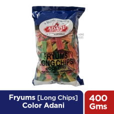 FRYUMS [ LONG CHIPS ] COLOR ADANI - 400 GMS / 14 OZ