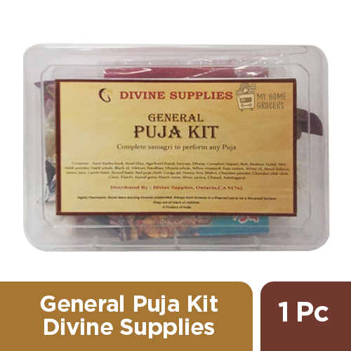 GENERAL PUJA KIT DIVINE SUPPLIES - 1 PC