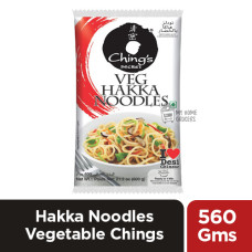 HAKKA NOODLES VEGETABLE CHINGS - 560 GMS HAKKA NOODLES VEGETABLE CHINGS - 560 GMS