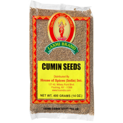 CUMIN / JEERA / JEELAKARRA  SEEDS LAXMI - 400 GMS / 14 OZ