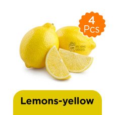 LEMONS-YELLOW - 4 PCS
