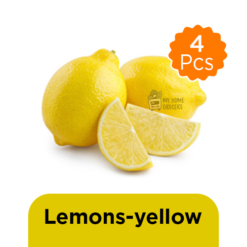 LEMONS-YELLOW - 4 PCS LEMONS-YELLOW - 4 PCS