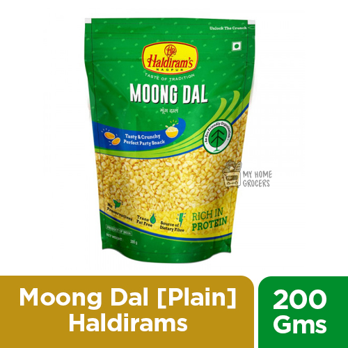 MOONG DAL [ PLAIN ] HALDIRAMS - 200 GMS