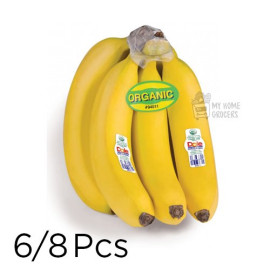 ORGANIC BANANA BUNCH- 6/8 PCS
