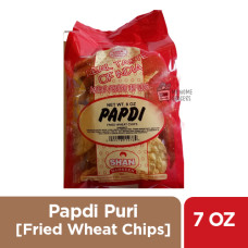 PAPDI PURI [ FRIED WHEAT CHIPS ] SHAN - 7 OZ