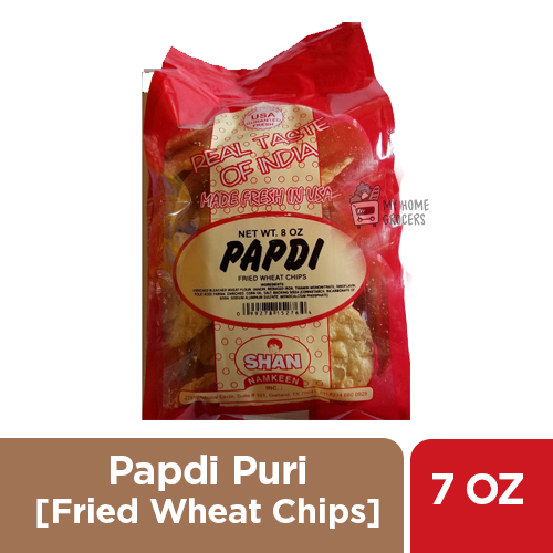 PAPDI PURI [ FRIED WHEAT CHIPS ] SHAN - 7 OZ