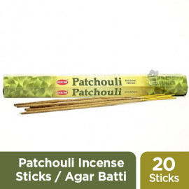 PATCHOULI INCENSE STICKS / AGAR BATTI HEM - 20 STICKS