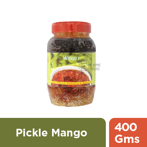 PICKLE MANGO GRAND SWEETS AND SNACKS 400 GMS/14 OZ PICKLE MANGO GRAND SWEETS AND SNACKS 400 GMS/14 OZ