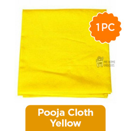 POOJA  CLOTH YELLOW - 1 PIECE