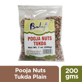 POOJA NUTS TUKDA PLAIN-200 GMS