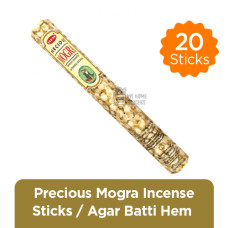 PRECIOUS MOGRA INCENSE STICKS / AGAR BATTI  HEM - 20 STICKS PRECIOUS MOGRA INCENSE STICKS / AGAR BATTI  HEM - 20 STICKS