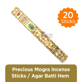 PRECIOUS MOGRA INCENSE STICKS / AGAR BATTI  HEM - 20 STICKS