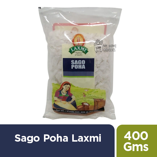 SAGO POHA LAXMI - 400GMS / 14 OZ SAGO POHA LAXMI - 400GMS / 14 OZ