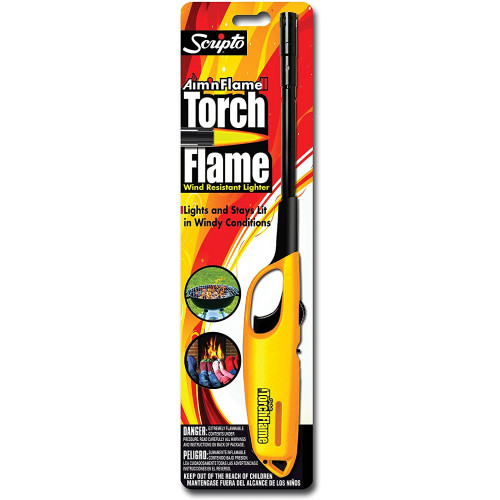 SCRIPTO LIGHTER TORCH FLAME WIND RESISTANT