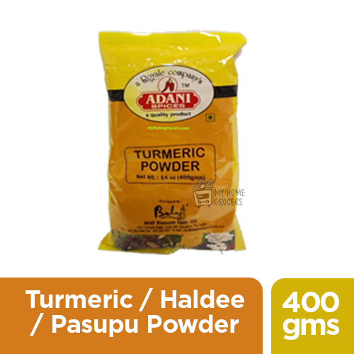 TURMERIC / HALDEE / PASUPU POWDER ADANI - 400 GMS / 14 OZ TURMERIC / HALDEE / PASUPU POWDER ADANI - 400 GMS / 14 OZ