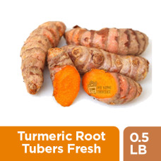 TURMERIC ROOT TUBERS FRESH - 0.5 LB