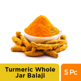TURMERIC WHOLE JAR BALAJI 5PC