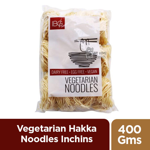 VEGETARIAN ( VEGAN ) HAKKA NOODLES INCHINS - 400 GMS / 14 OZ VEGETARIAN ( VEGAN ) HAKKA NOODLES INCHINS - 400 GMS / 14 OZ