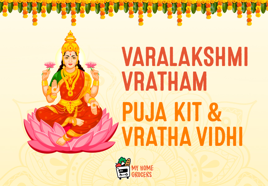 Varalakshmi Vratham Puja kit & Vratha vidhi