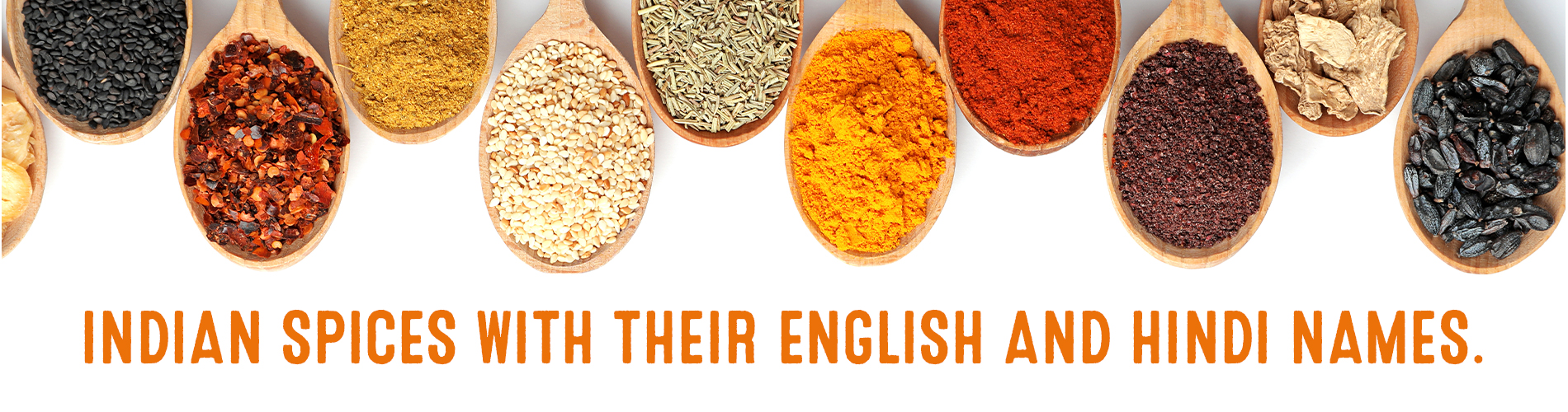 List of Herbs, spices names in English, Hindi and other languages