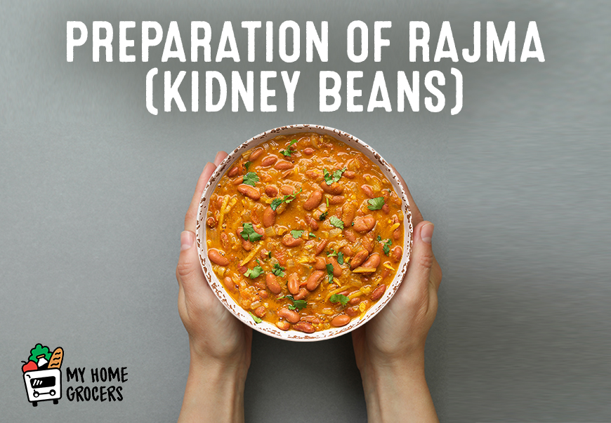 Preparation of Rajma (Kidney Beans)